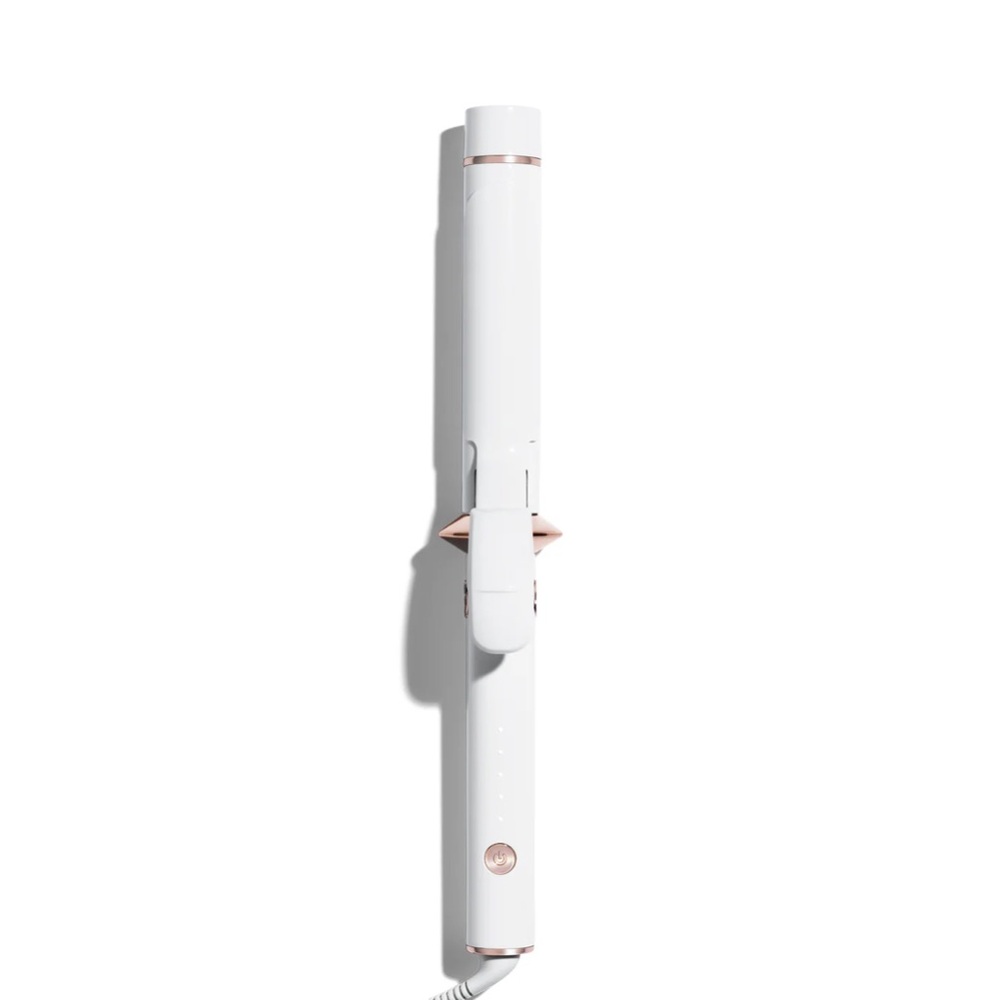 T3 White and Rose Gold Curling Iron